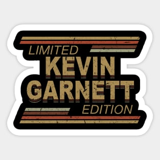 Limited Edition Garnett Name Sports Birthday Gifts Sticker